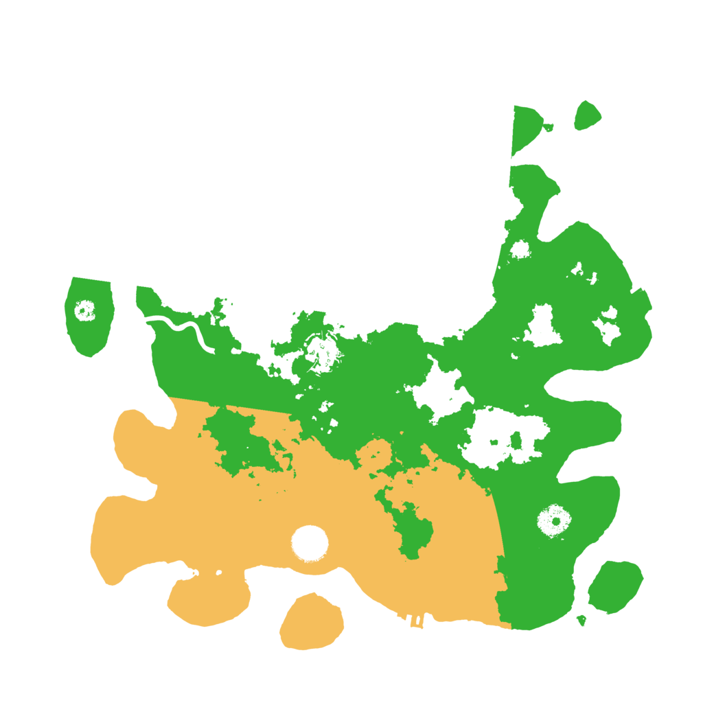 Biome Rust Map: Procedural Map, Size: 3400, Seed: 87309995