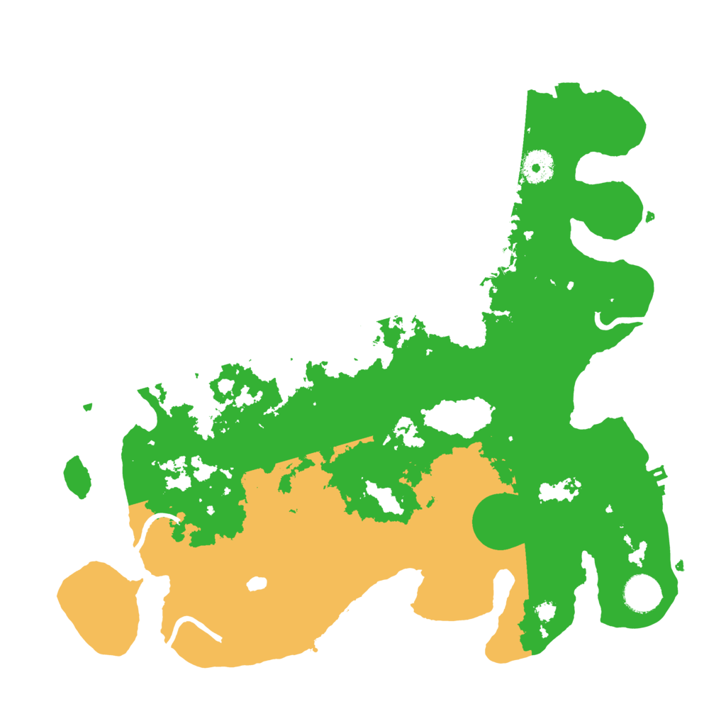 Biome Rust Map: Procedural Map, Size: 3400, Seed: 18992338