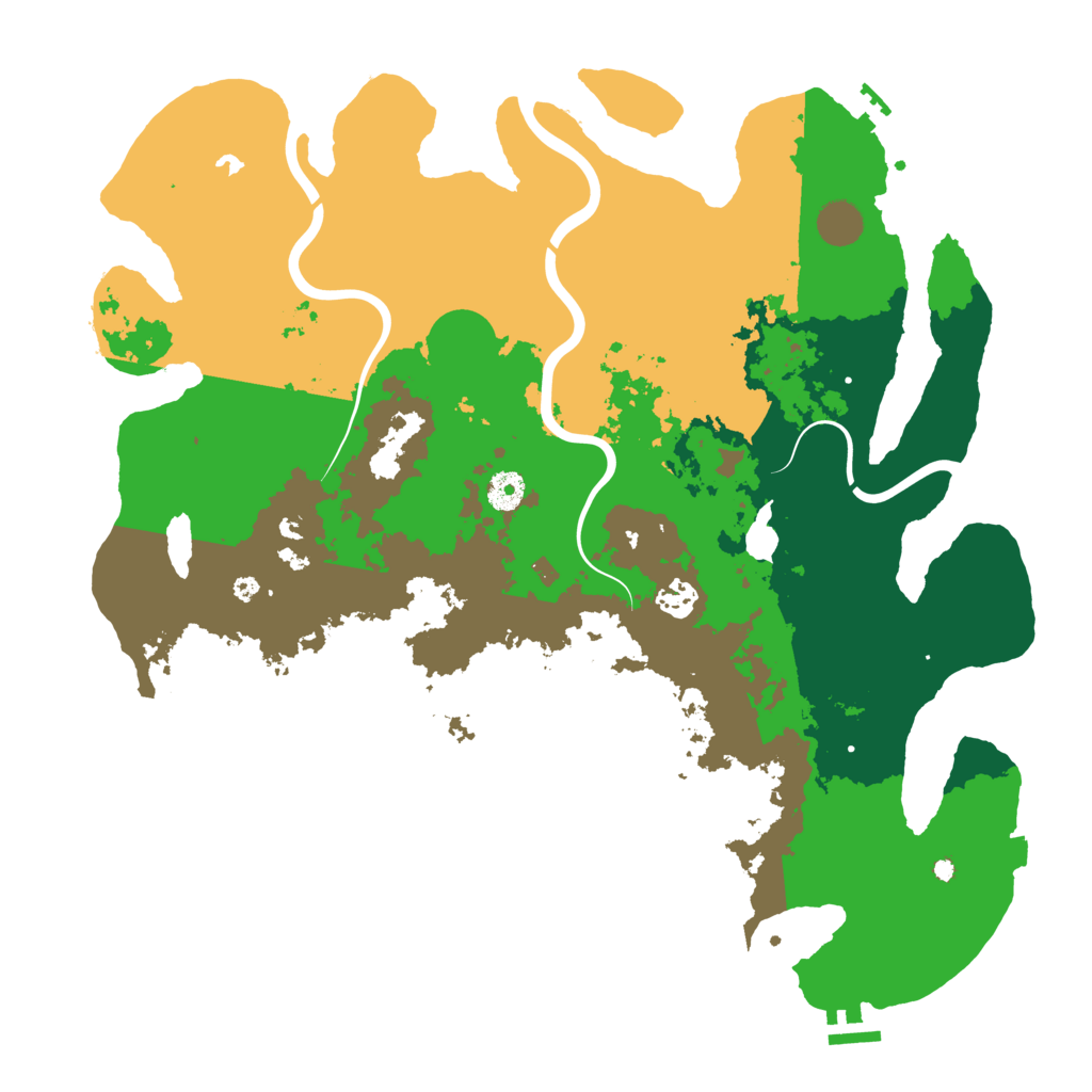 Biome Rust Map: Procedural Map, Size: 4200, Seed: 13371981