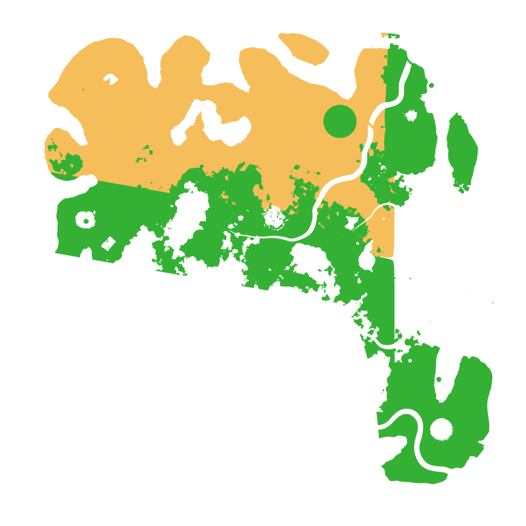 Biome Rust Map: Procedural Map, Size: 4200, Seed: 13371981