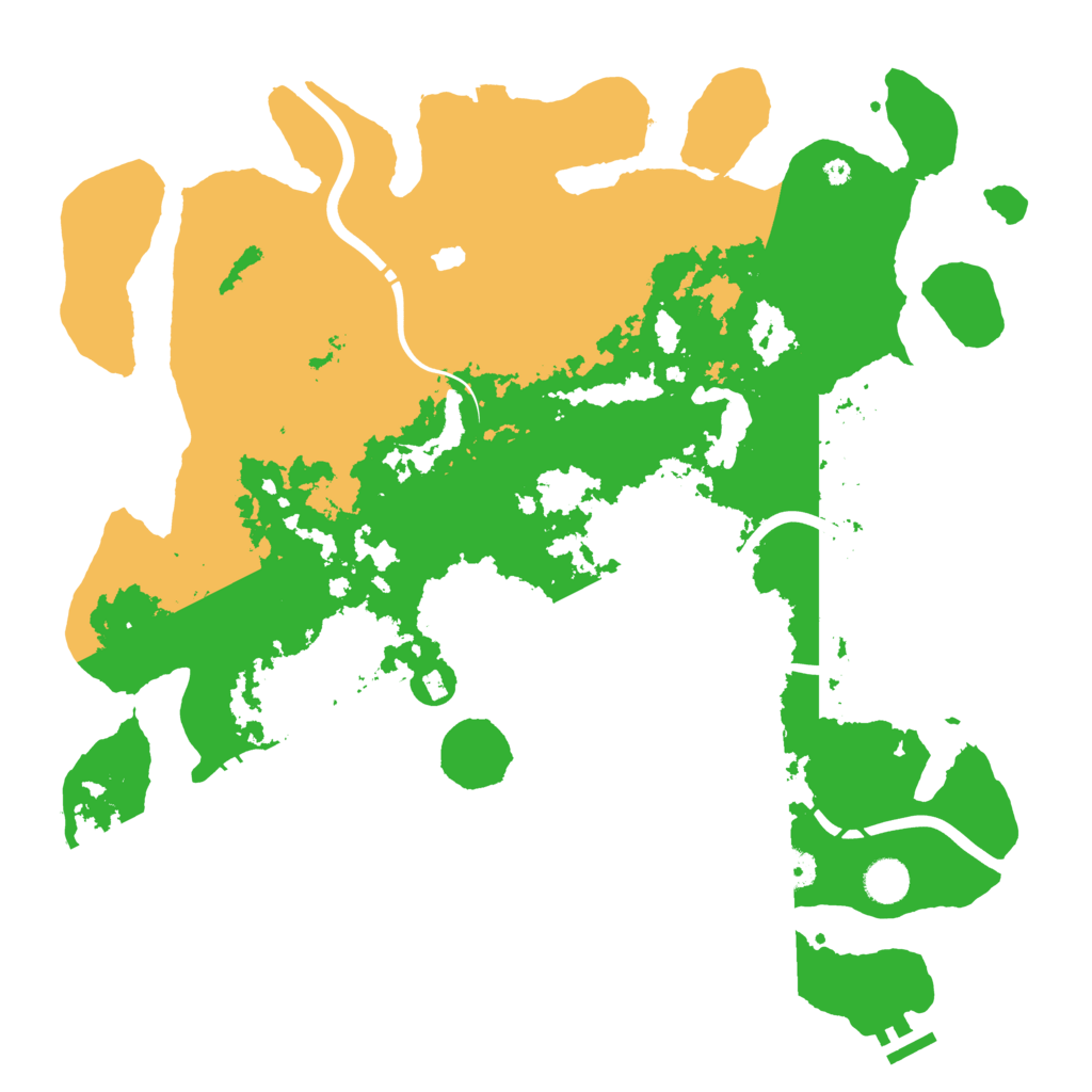 Biome Rust Map: Procedural Map, Size: 4250, Seed: 436928