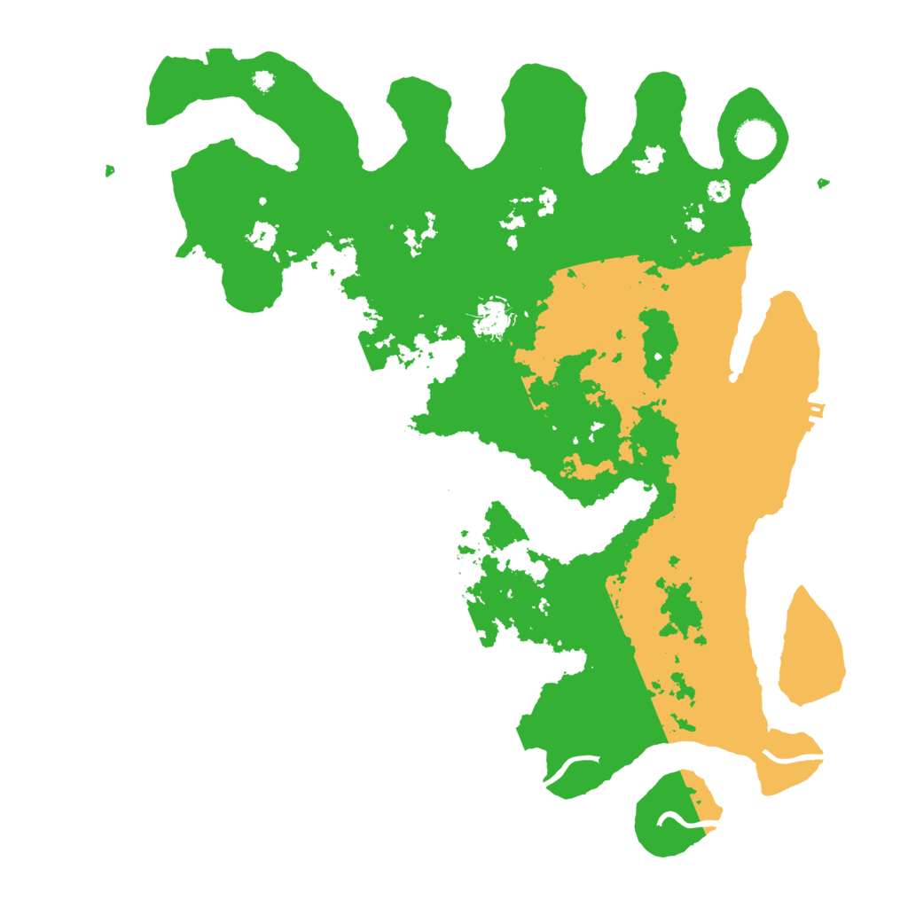 Biome Rust Map: Procedural Map, Size: 4000, Seed: 41243