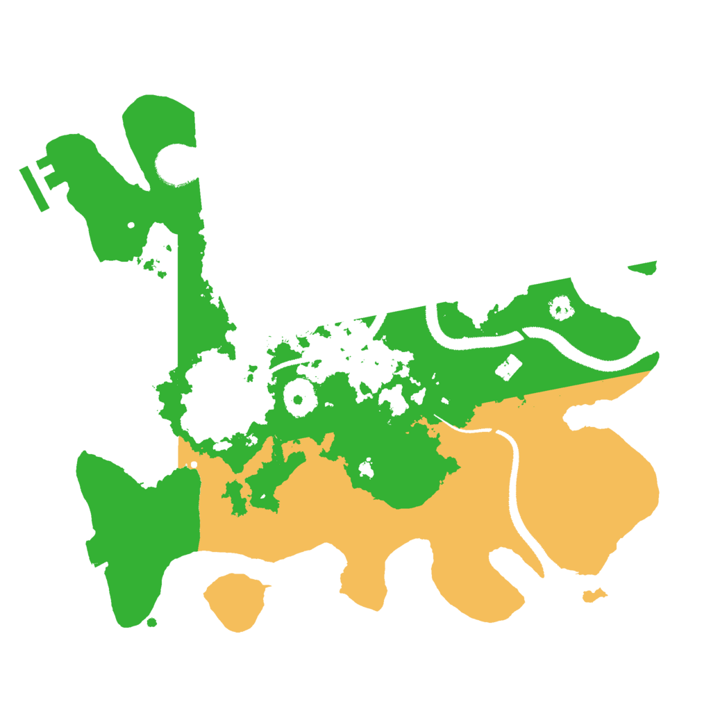 Biome Rust Map: Procedural Map, Size: 3000, Seed: 797679914