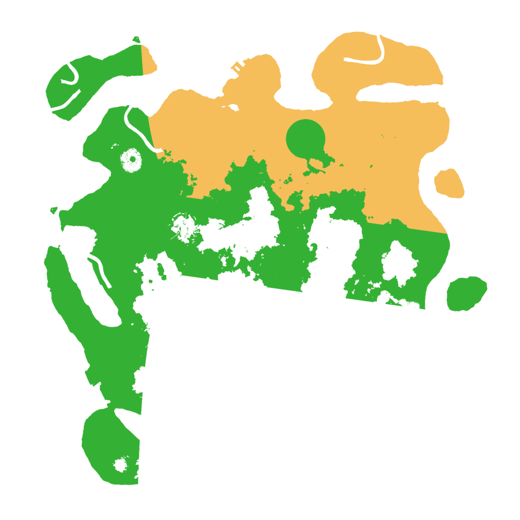 Biome Rust Map: Procedural Map, Size: 3500, Seed: 660854139