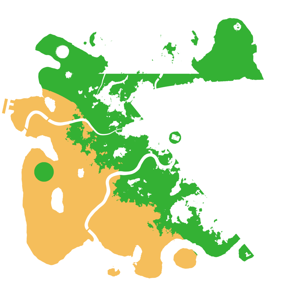 Biome Rust Map: Procedural Map, Size: 4000, Seed: 564789