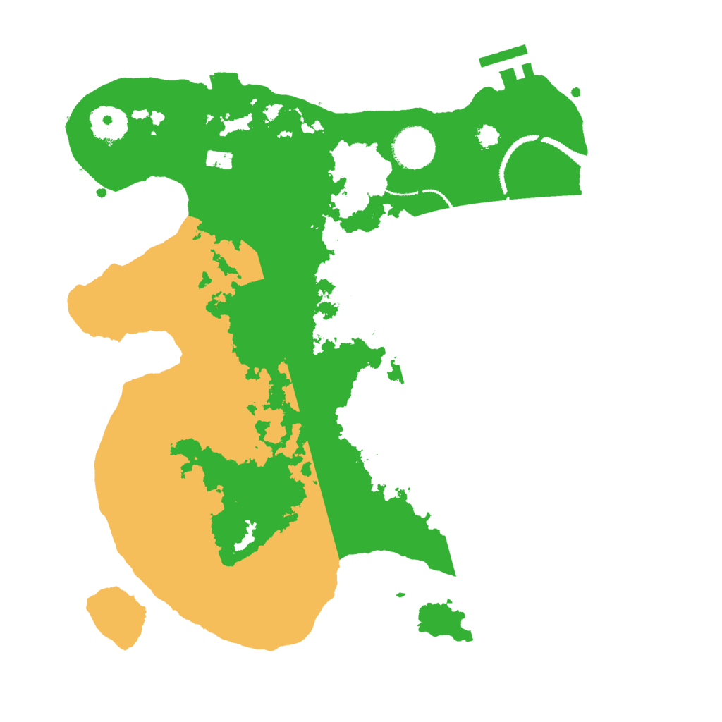 Biome Rust Map: Procedural Map, Size: 3000, Seed: 26216