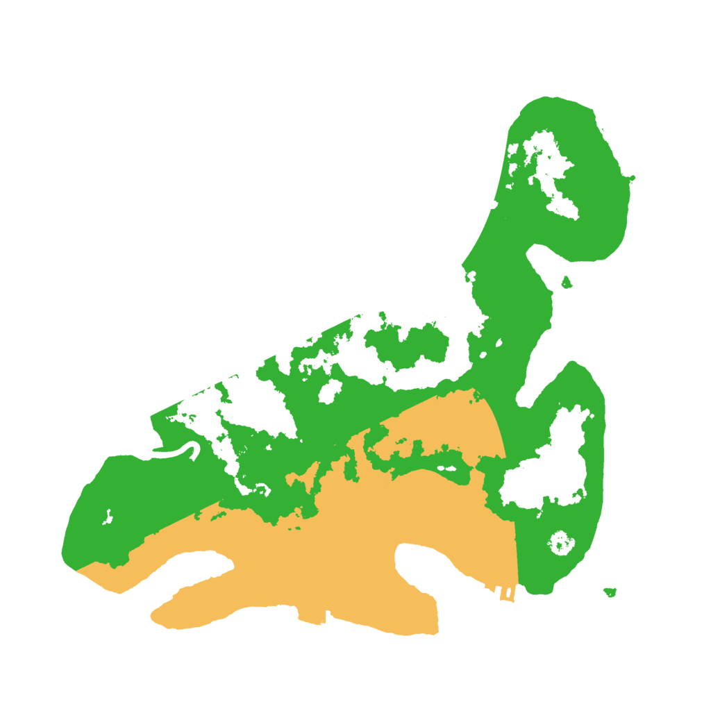 Biome Rust Map: Procedural Map, Size: 3000, Seed: 1381438591