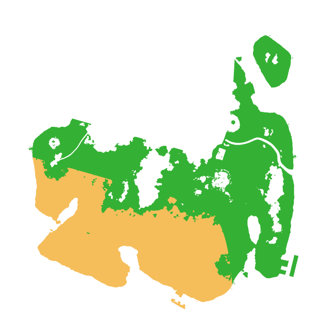 Biome Rust Map: Procedural Map, Size: 3000, Seed: 1195422023