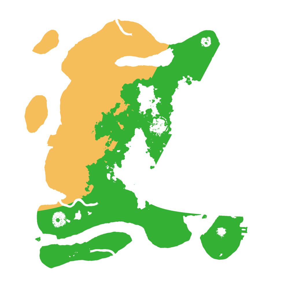 Biome Rust Map: Procedural Map, Size: 3000, Seed: 7927