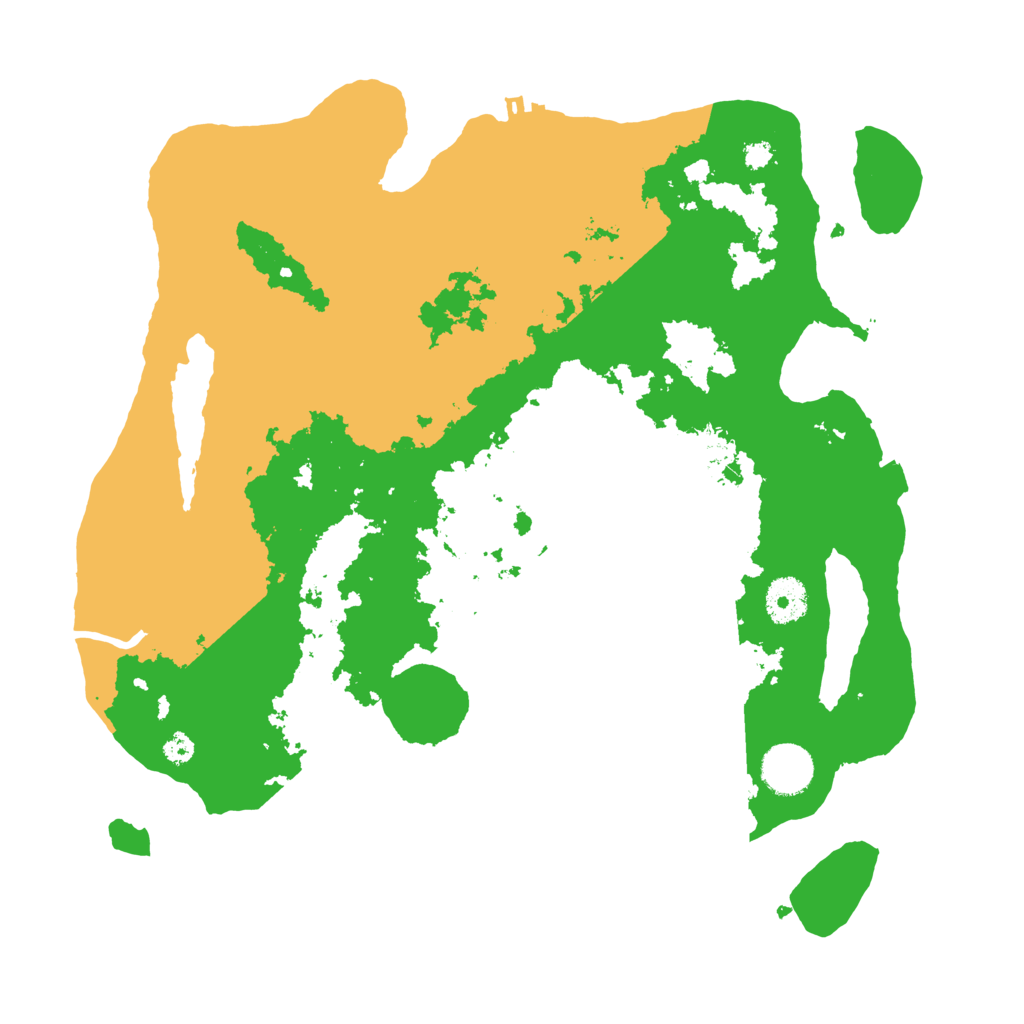 Biome Rust Map: Procedural Map, Size: 3500, Seed: 2065907249