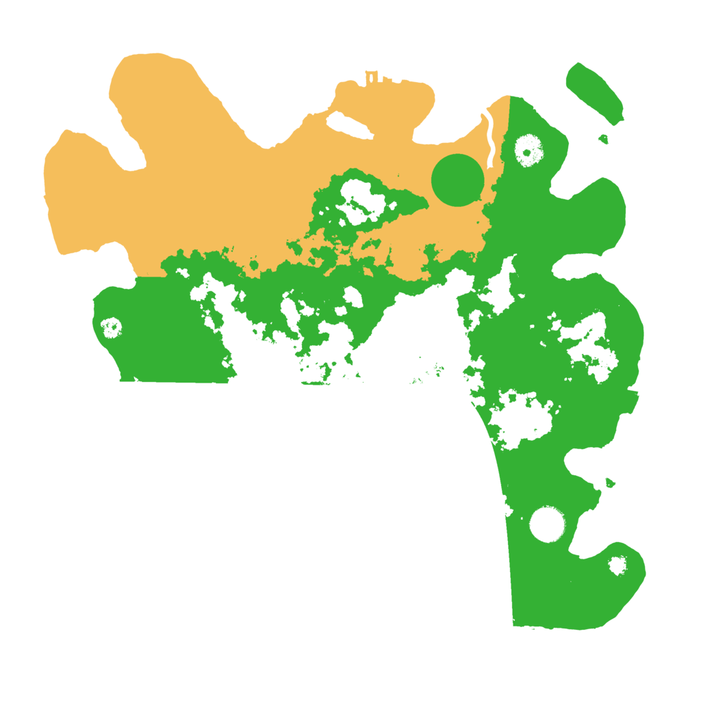 Biome Rust Map: Procedural Map, Size: 3500, Seed: 65871350