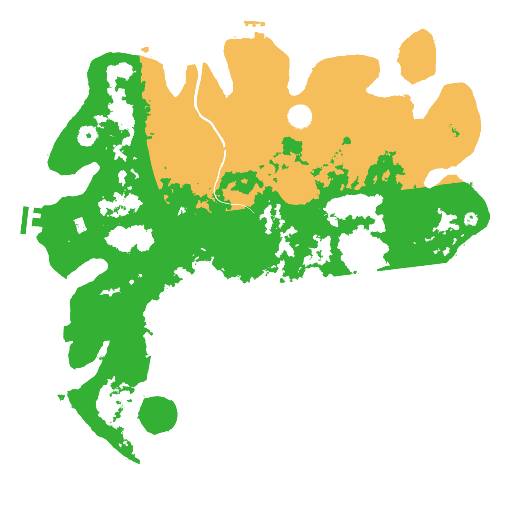 Biome Rust Map: Procedural Map, Size: 3800, Seed: 48372437