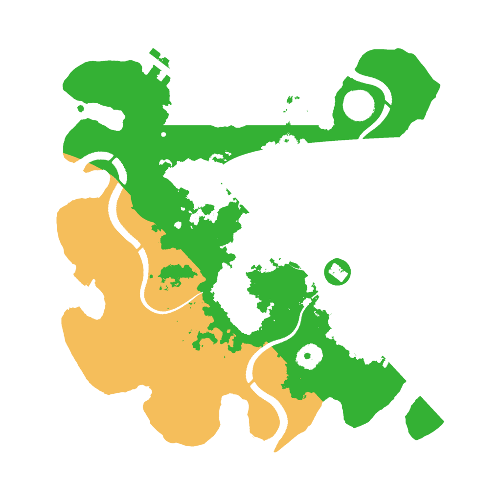 Biome Rust Map: Procedural Map, Size: 3000, Seed: 4187695