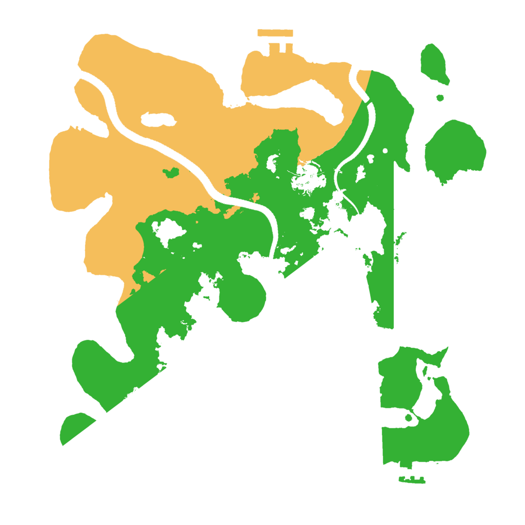 Biome Rust Map: Procedural Map, Size: 3000, Seed: 2107126027