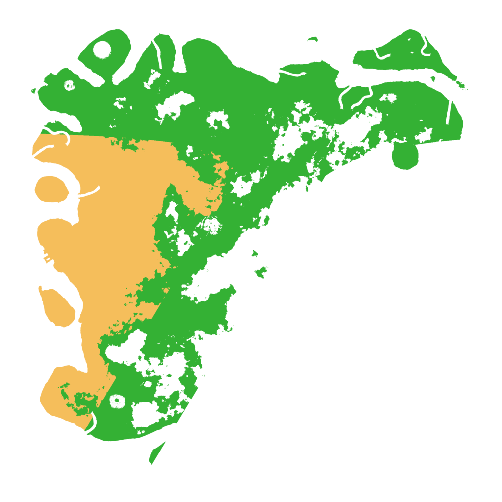 Biome Rust Map: Procedural Map, Size: 5000, Seed: 709878793