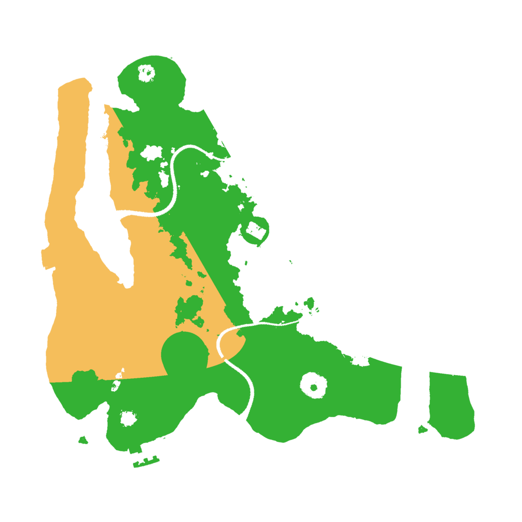 Biome Rust Map: Procedural Map, Size: 3000, Seed: 1577817835