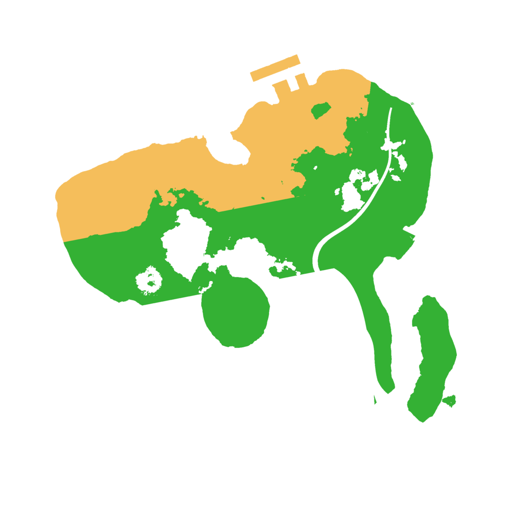 Biome Rust Map: Procedural Map, Size: 2050, Seed: 6903574