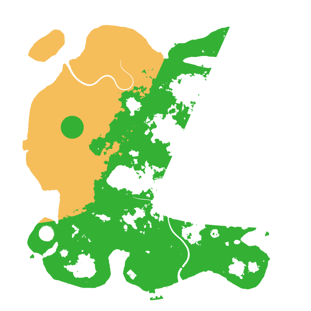 Biome Rust Map: Procedural Map, Size: 3600, Seed: 93440354