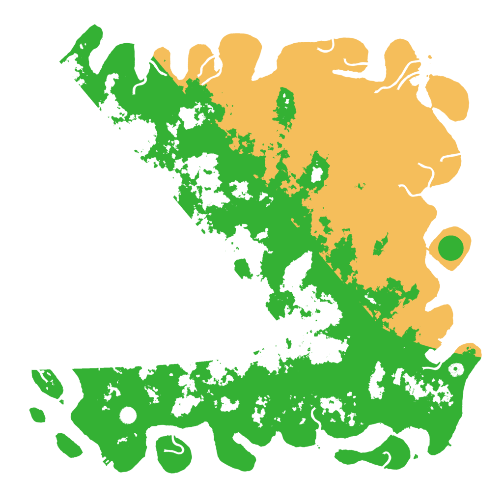 Biome Rust Map: Procedural Map, Size: 5250, Seed: 837706428