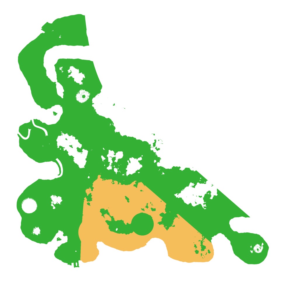 Biome Rust Map: Procedural Map, Size: 3500, Seed: 2036411996