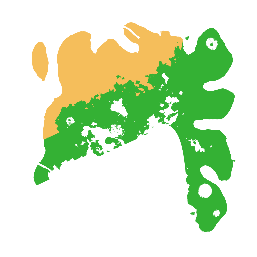 Biome Rust Map: Procedural Map, Size: 3300, Seed: 1369723499