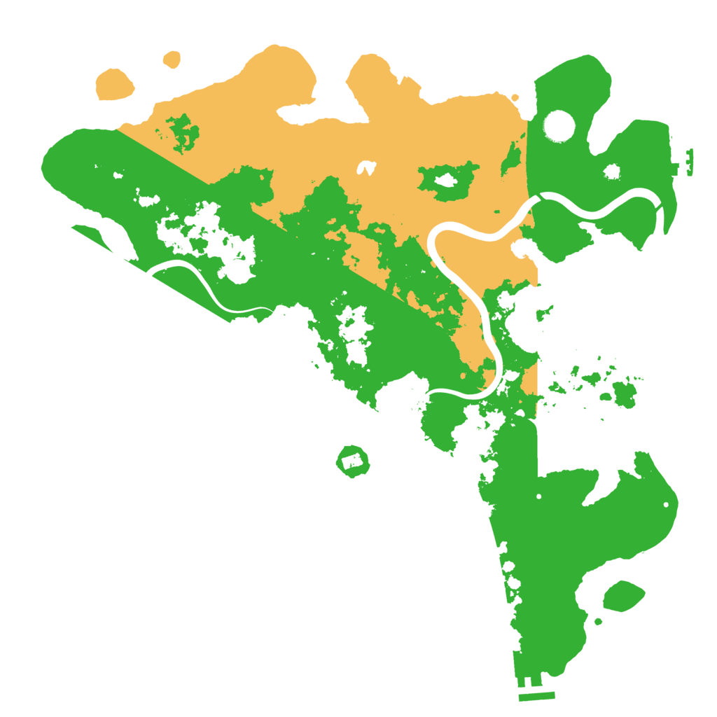 Biome Rust Map: Procedural Map, Size: 4000, Seed: 40984542