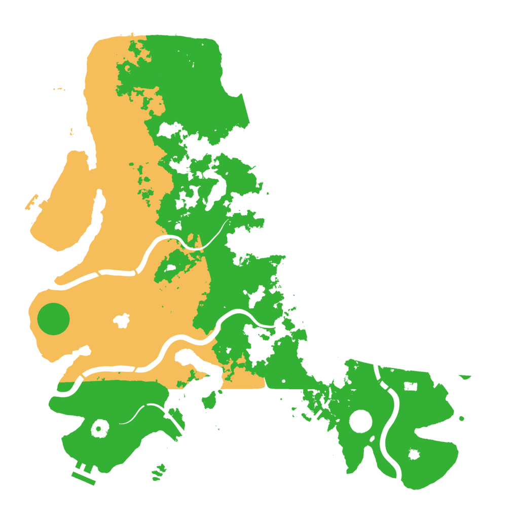Biome Rust Map: Procedural Map, Size: 4250, Seed: 88658368
