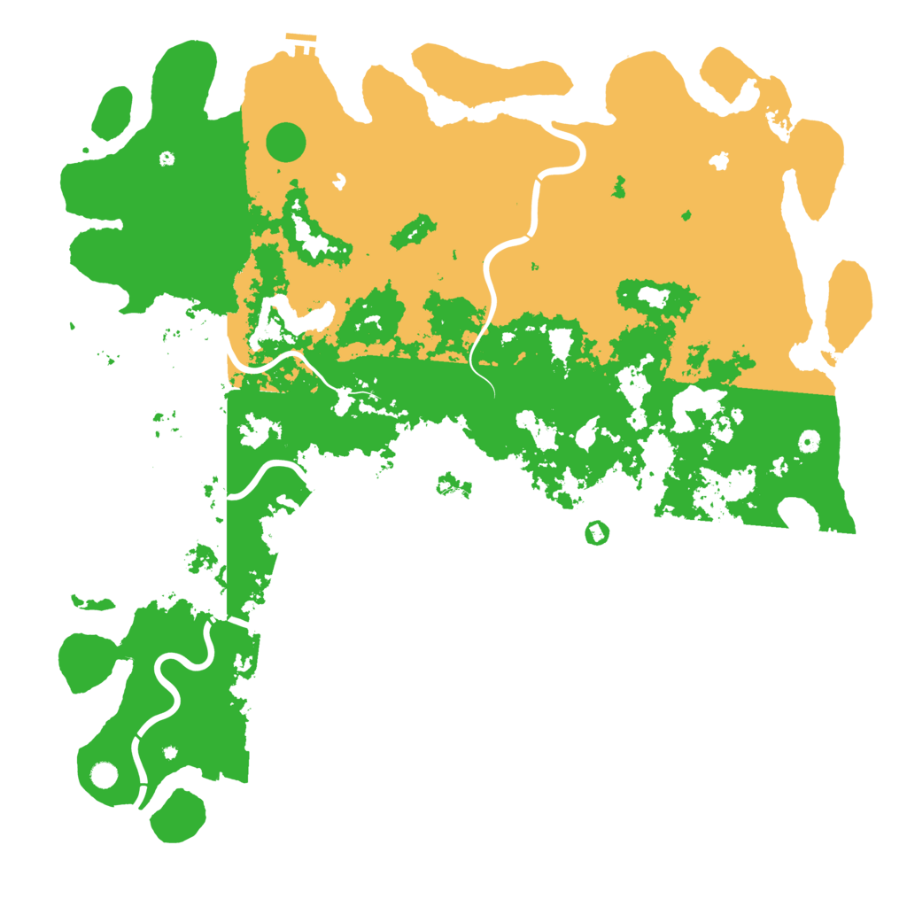 Biome Rust Map: Procedural Map, Size: 6000, Seed: 846269310