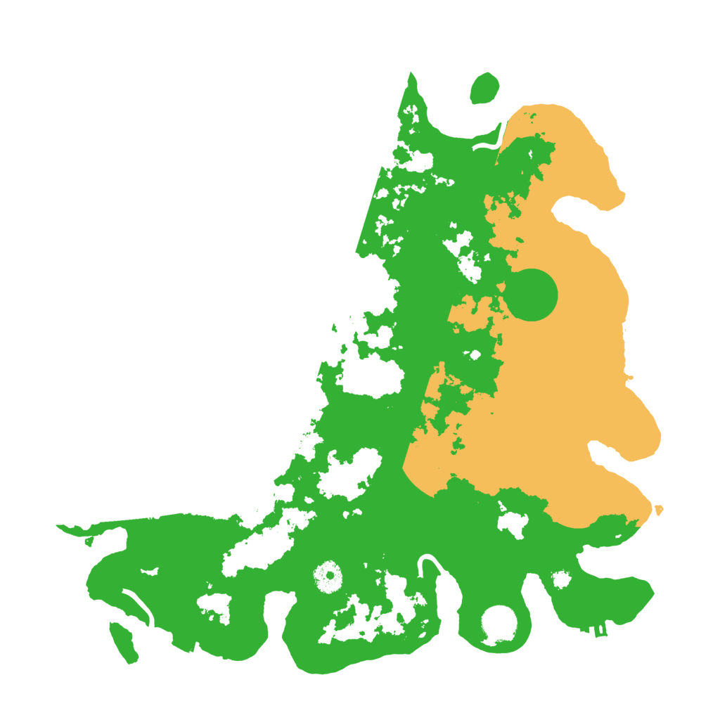 Biome Rust Map: Procedural Map, Size: 3600, Seed: 77554642