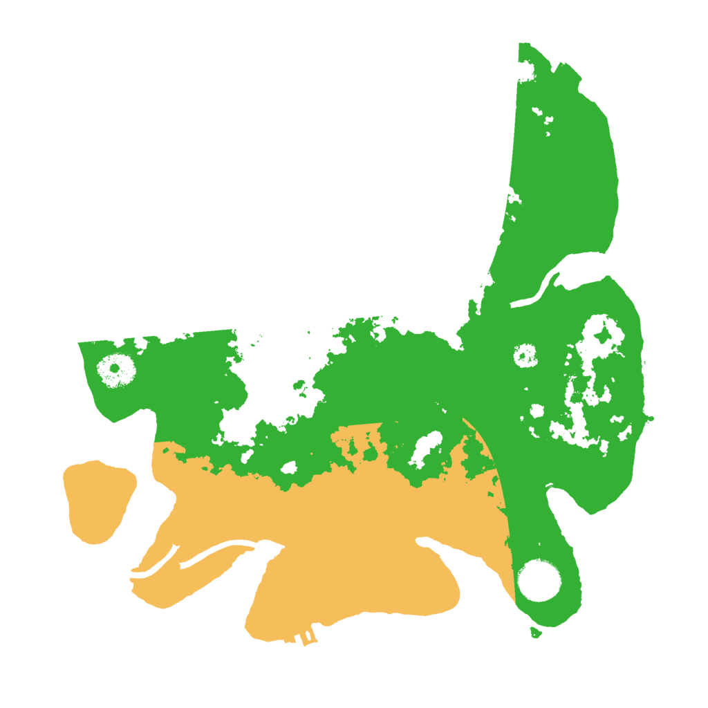 Biome Rust Map: Procedural Map, Size: 3000, Seed: 838634512