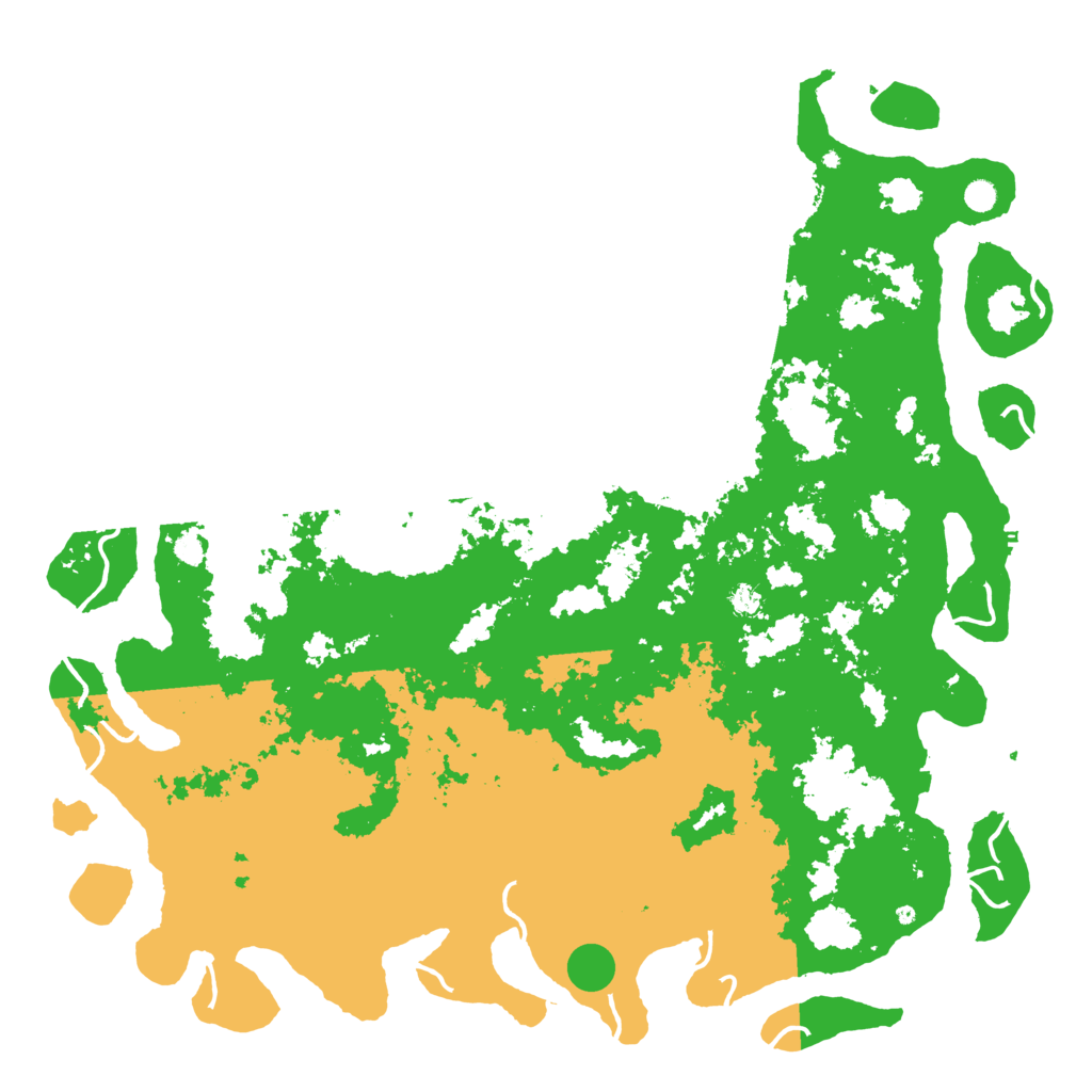 Biome Rust Map: Procedural Map, Size: 6000, Seed: 2142218901