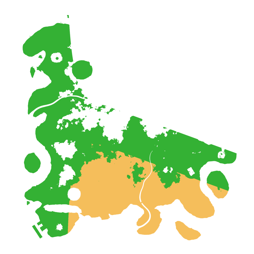 Biome Rust Map: Procedural Map, Size: 3500, Seed: 33566804