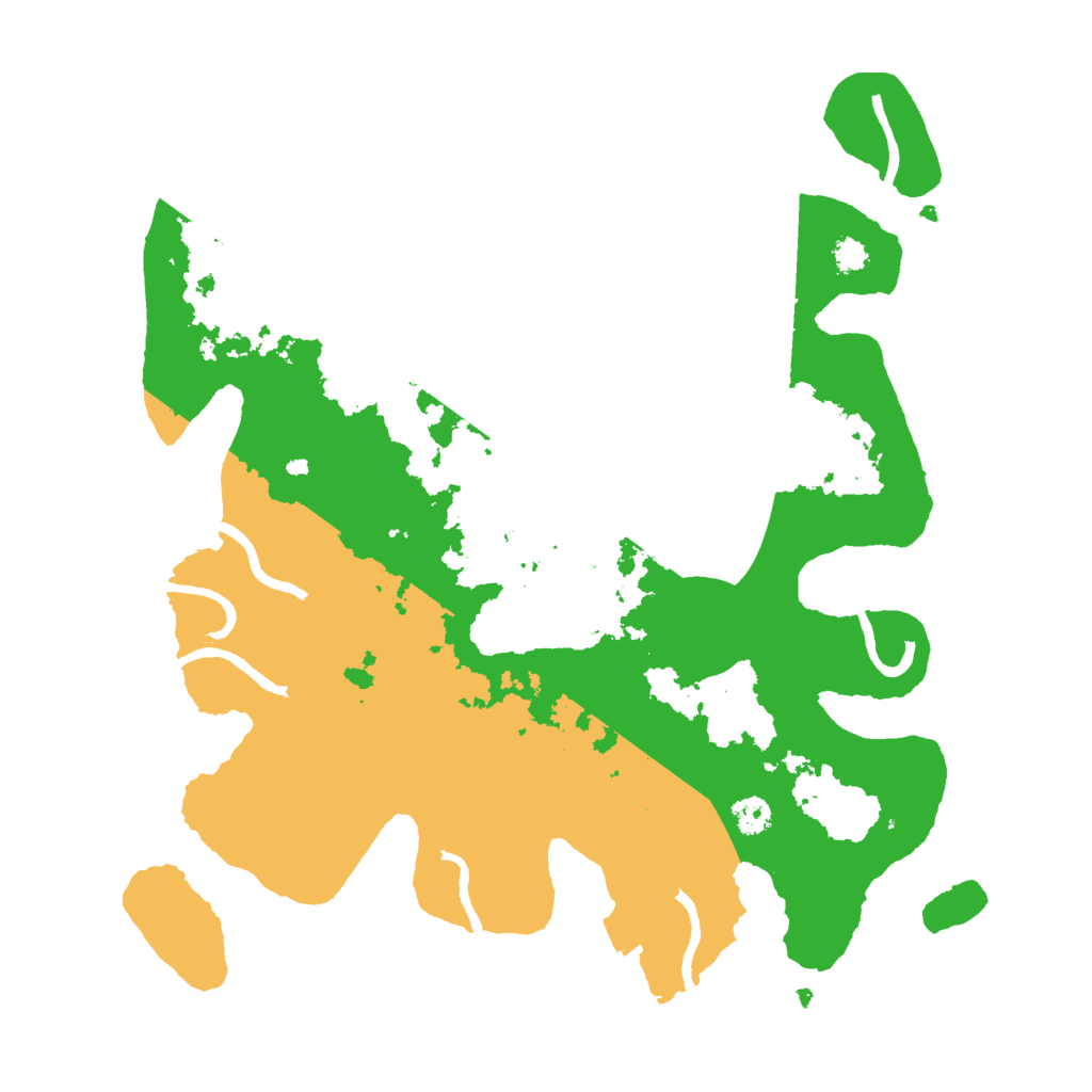 Biome Rust Map: Procedural Map, Size: 3000, Seed: 30855