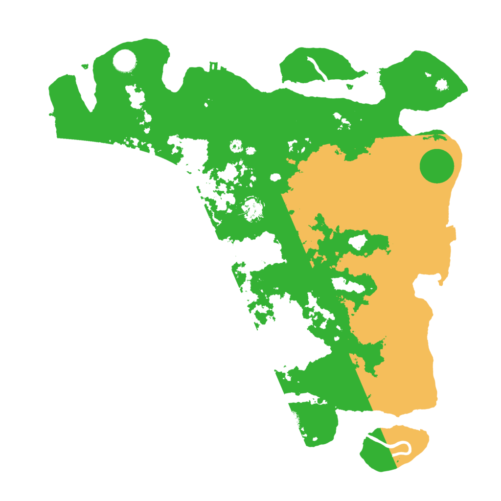 Biome Rust Map: Procedural Map, Size: 3850, Seed: 20394279