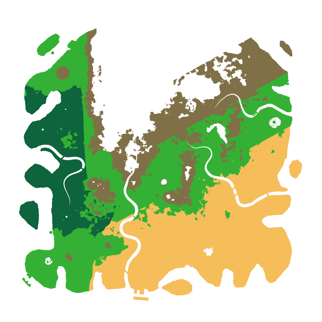 Biome Rust Map: Procedural Map, Size: 4300, Seed: 73466637