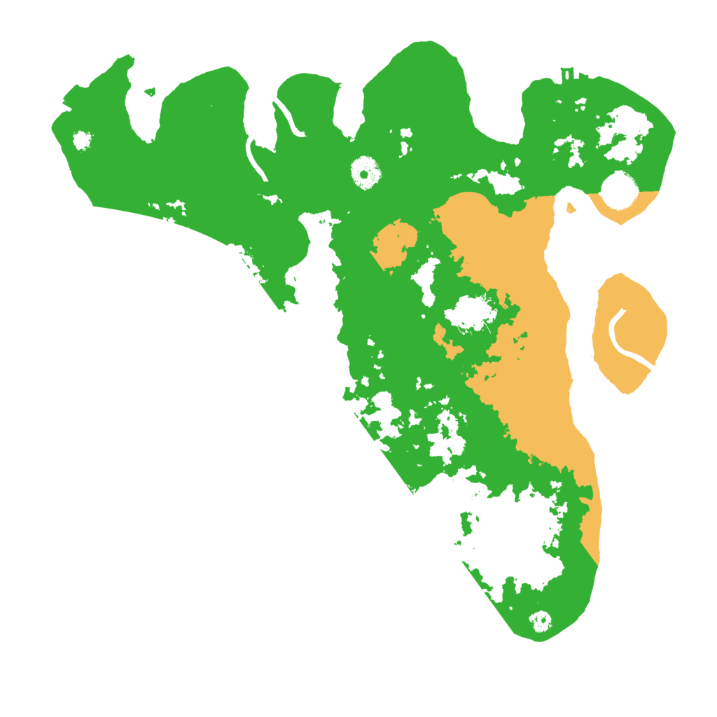 Biome Rust Map: Procedural Map, Size: 3500, Seed: 3534592
