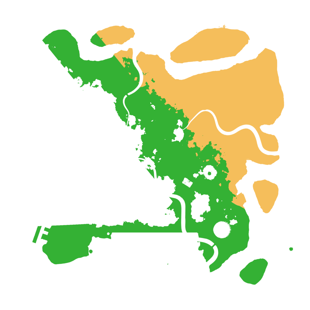 Biome Rust Map: Procedural Map, Size: 3400, Seed: 48238690