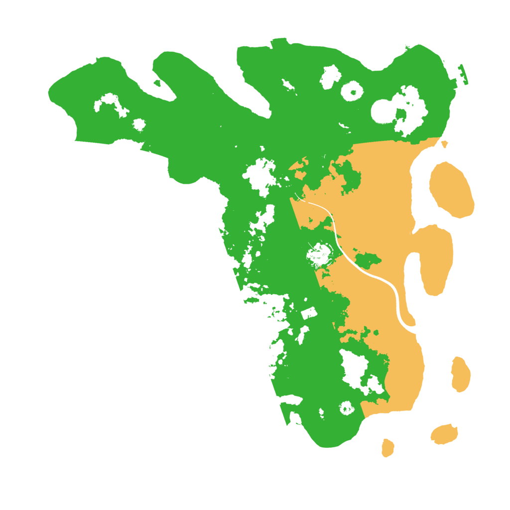 Biome Rust Map: Procedural Map, Size: 3700, Seed: 36004940