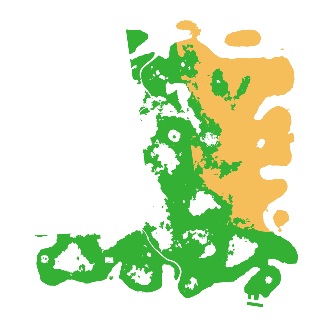 Biome Rust Map: Procedural Map, Size: 4000, Seed: 16785557