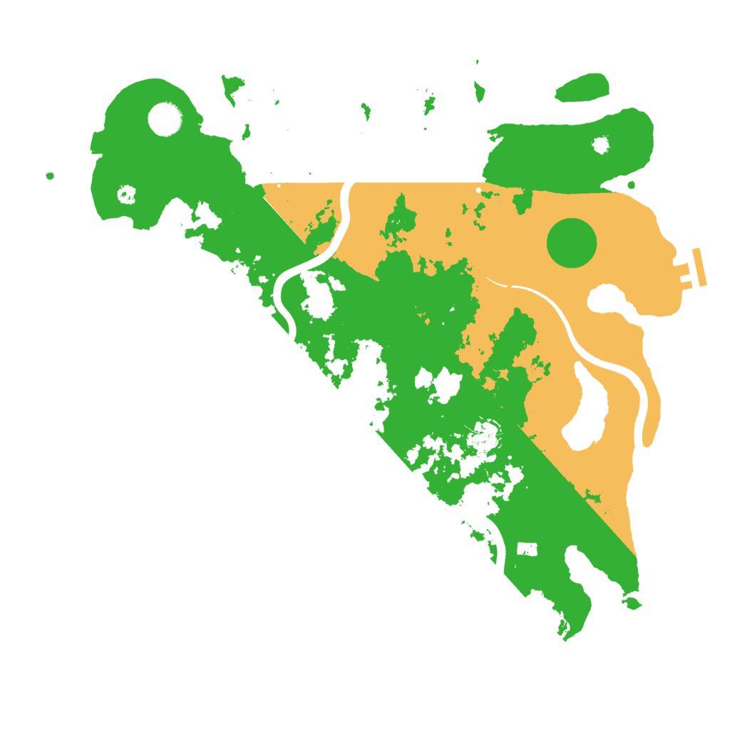 Biome Rust Map: Procedural Map, Size: 3850, Seed: 45123547