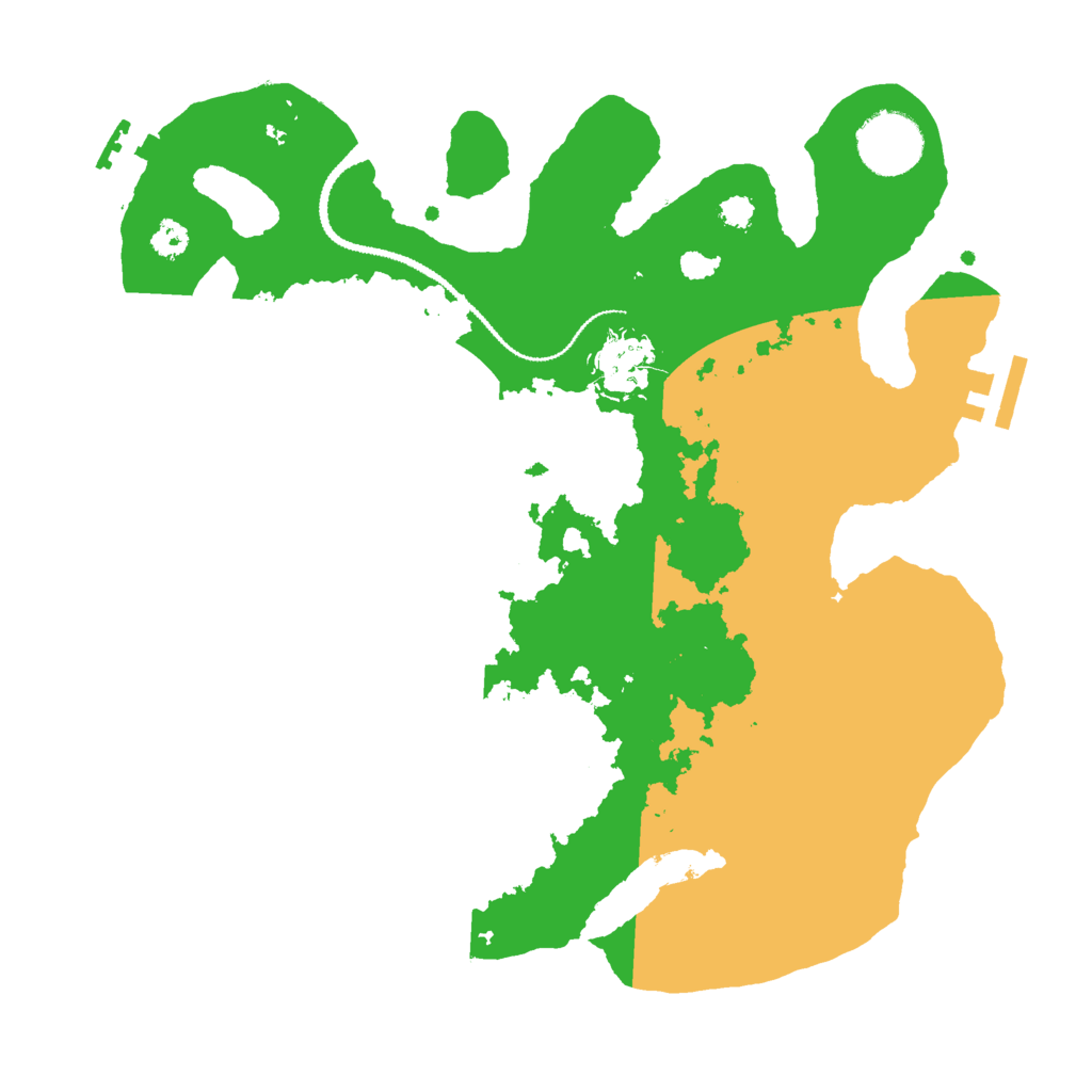 Biome Rust Map: Procedural Map, Size: 3000, Seed: 118786359