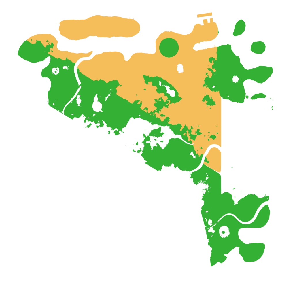 Biome Rust Map: Procedural Map, Size: 4000, Seed: 46288979