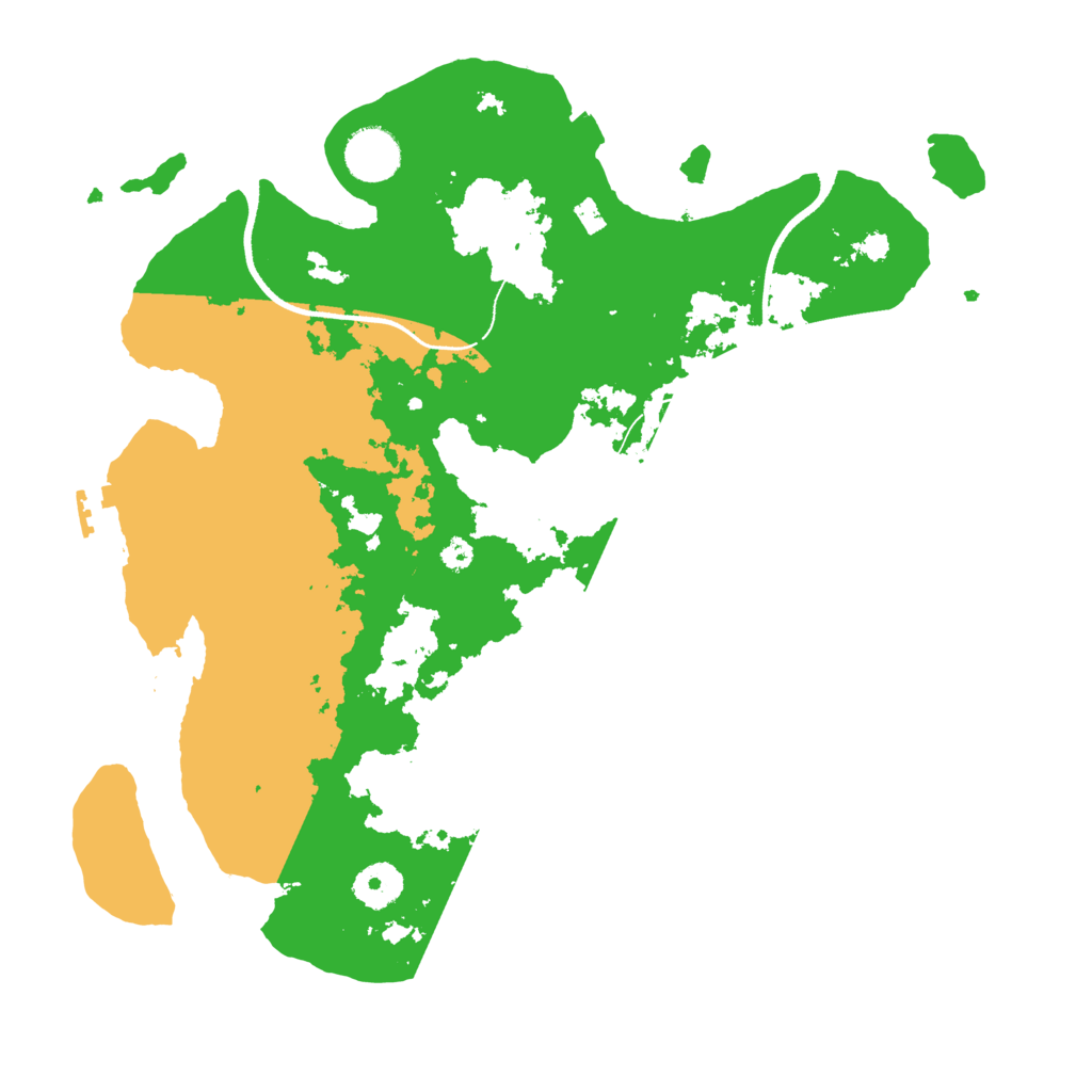 Biome Rust Map: Procedural Map, Size: 3500, Seed: 2136051923