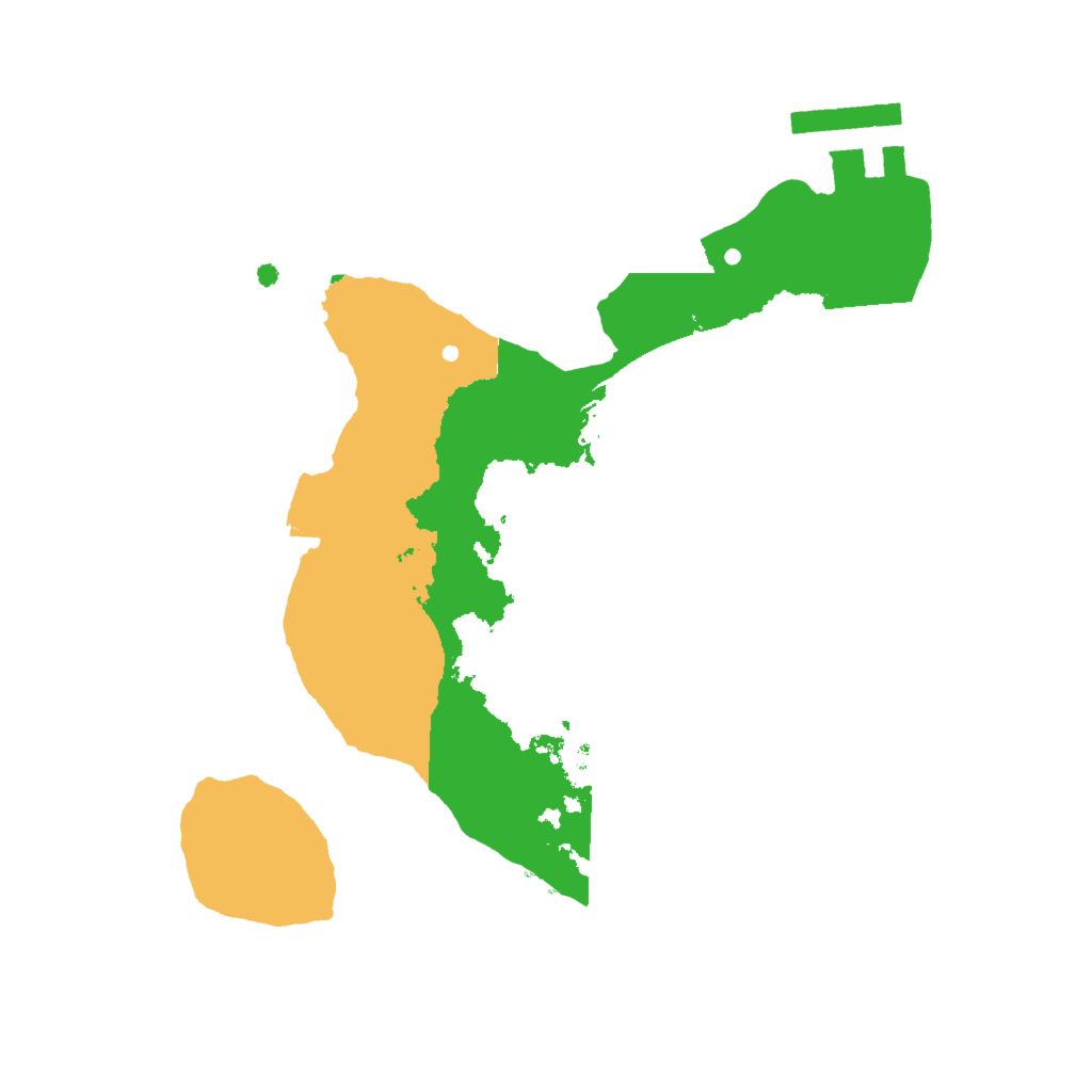 Biome Rust Map: Procedural Map, Size: 2000, Seed: 1935131702