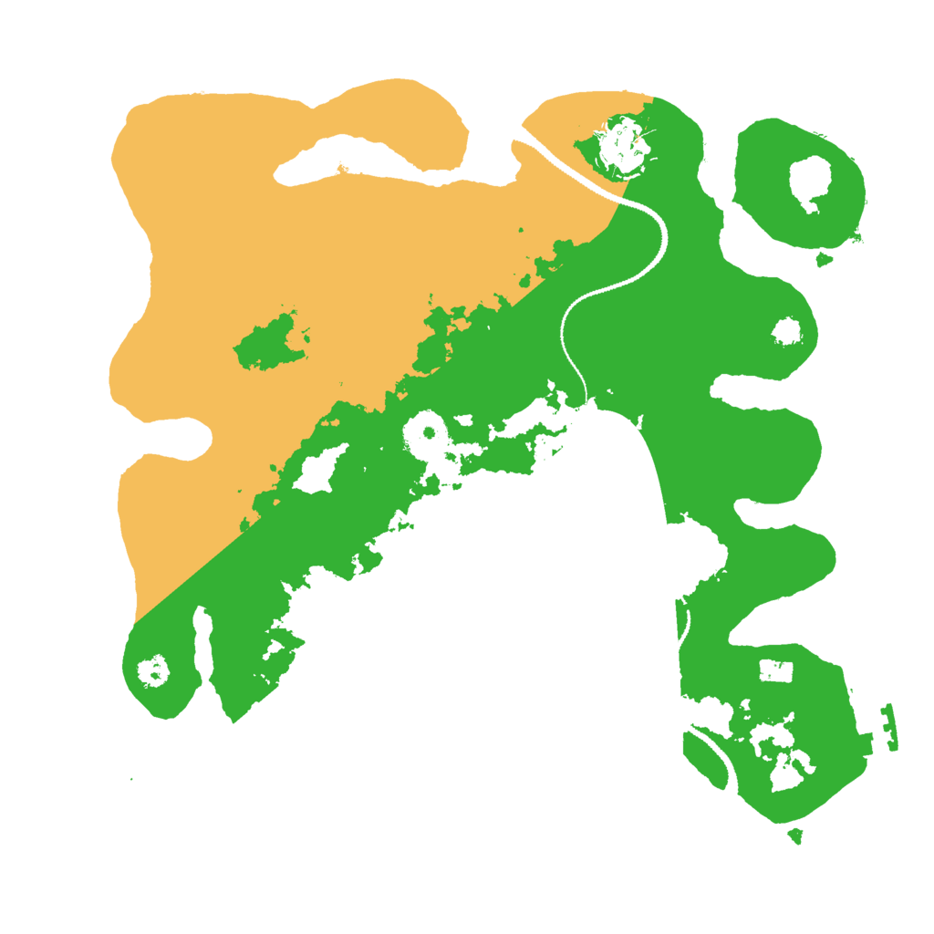 Biome Rust Map: Procedural Map, Size: 3000, Seed: 881105609