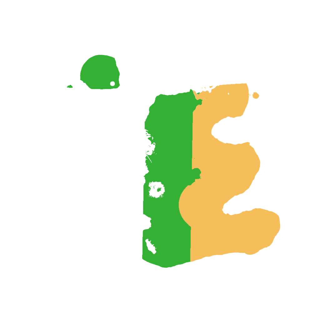 Biome Rust Map: Procedural Map, Size: 2000, Seed: 99165343