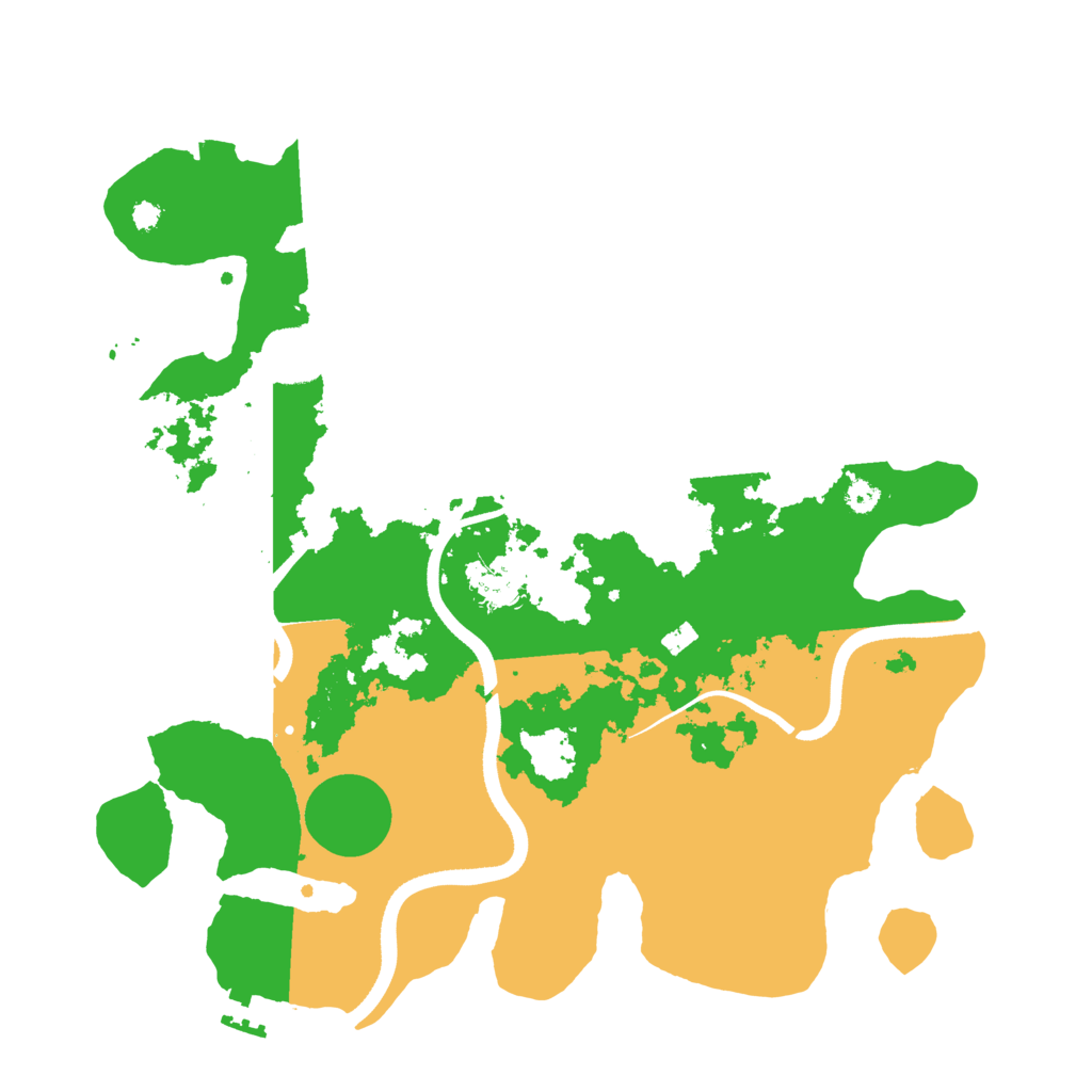 Biome Rust Map: Procedural Map, Size: 3500, Seed: 231686363