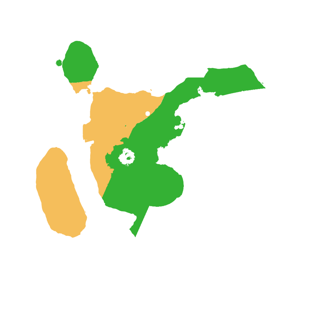 Biome Rust Map: Procedural Map, Size: 2000, Seed: 2136051923