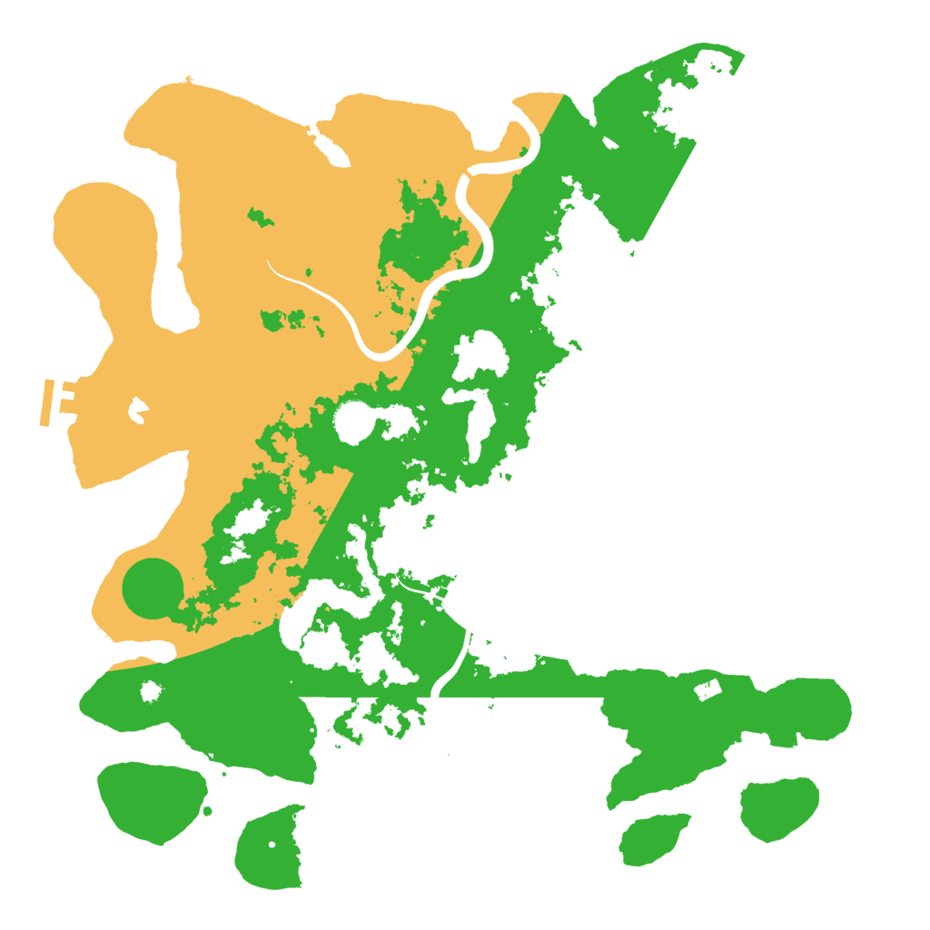 Biome Rust Map: Procedural Map, Size: 4000, Seed: 513256286