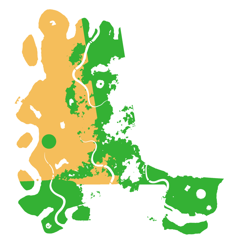 Biome Rust Map: Procedural Map, Size: 4500, Seed: 327880099